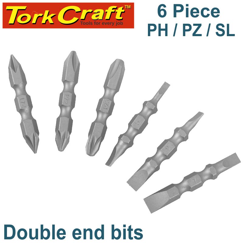 tork-craft-6pc-45mm-double-end-bit-set-ph1,2,3--pz1,2,3--sl3,4,5,6,7mm-t-sc06045c-4