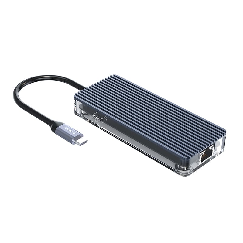 orico-6-port-3-x-usb3.0|1-x-hdmi|1-x-rj45|1-x-type-c-transparent-hub---grey-3-image