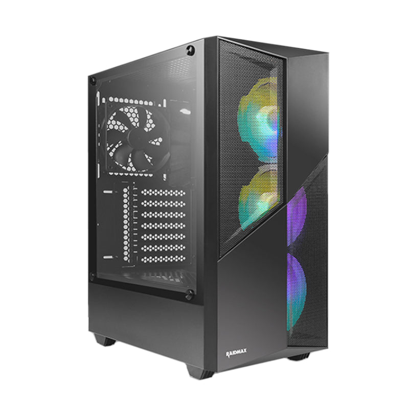 raidmax-x627tbf-atx|micro-atx|itx-argb-mid-tower-gaming-chassis---black-1-image