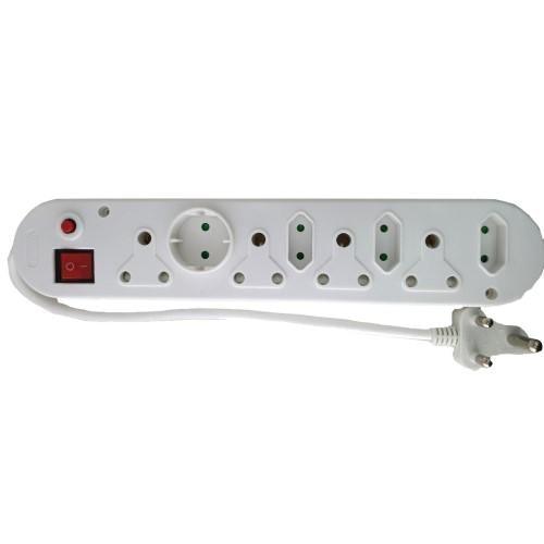 Alphacell 8-way Multiplug Illuminated Switch