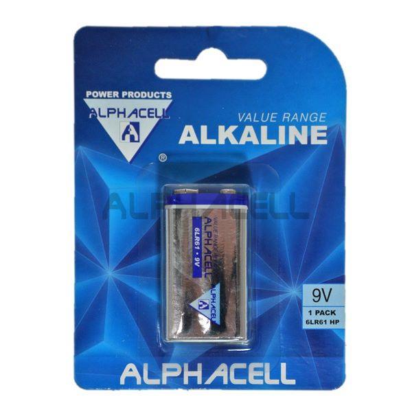 Alphacell Value Battery - Size 9v 1pc