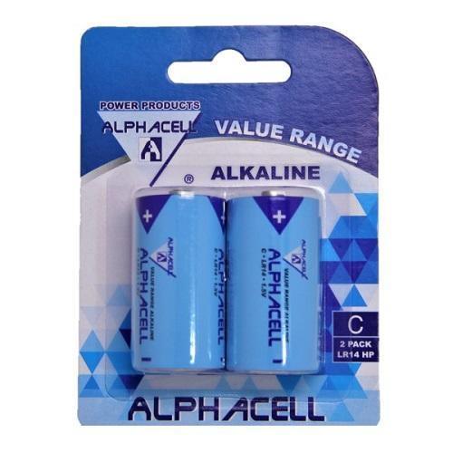 Alphacell Value Battery - Size C 2pc