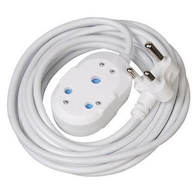 Alphacell White Extension Cord 16A - 10m
