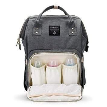 Backpack Baby Diaper Bag - Grey