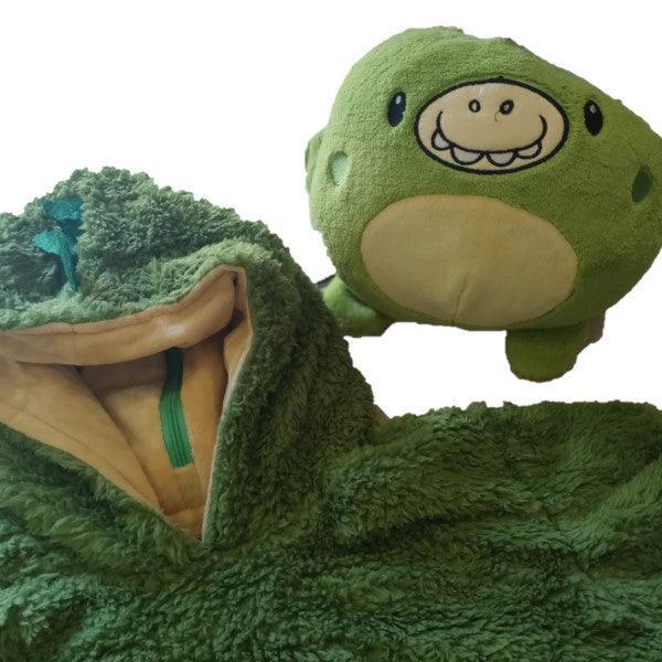 Kids Cartoon Blanket Hoodie