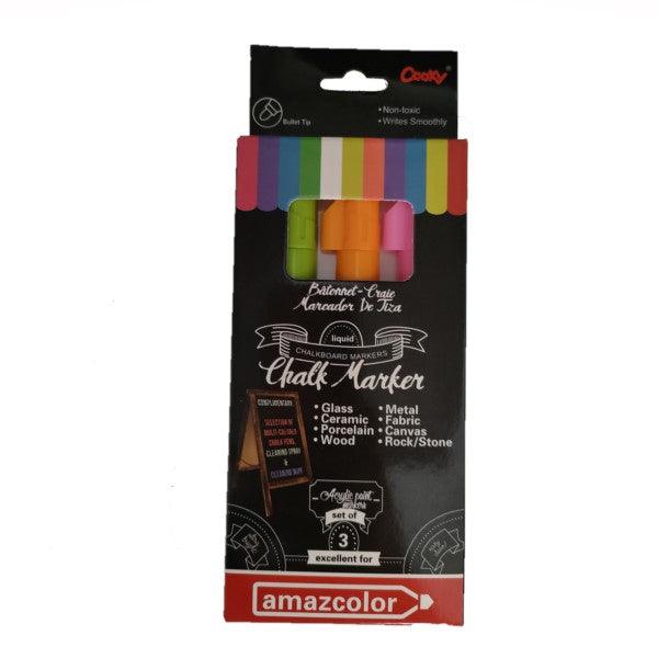 Liquid Chalk Marker Pens (3pc)