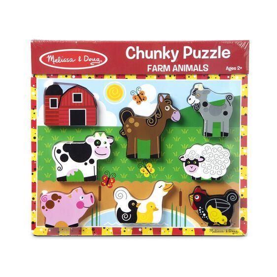 Melissa & Doug Chunky Puzzle - Farm (Pre-Order)