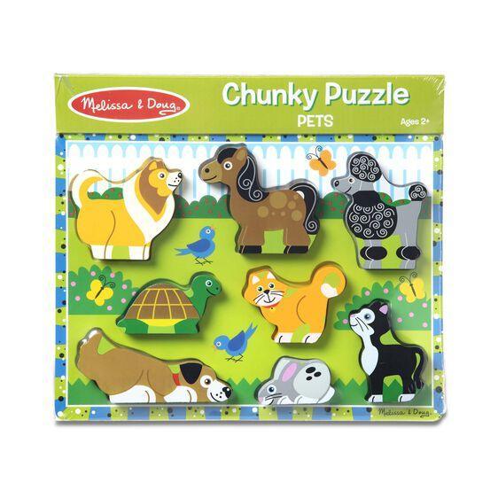 Melissa & Doug Chunky Puzzle - Pets (Pre-Order)