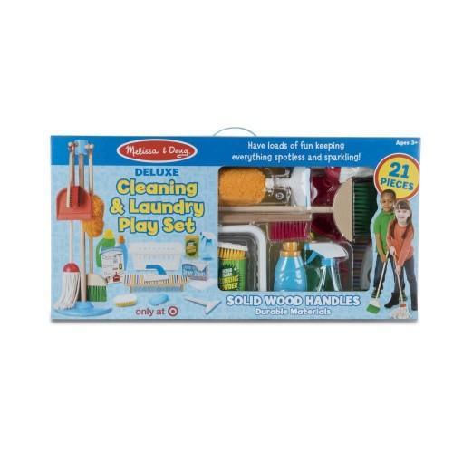Melissa & Doug Deluxe Cleaning & Laundry Play Set (Pre-Order)