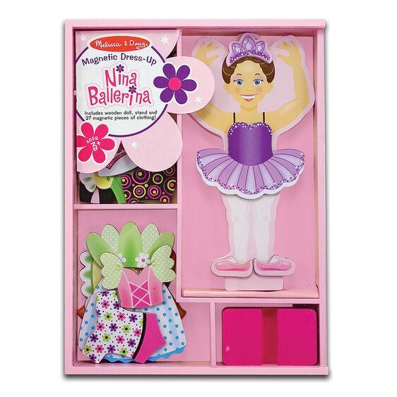 Melissa & Doug Magnetic Dress-Up - Nina Ballerina (Pre-Order)