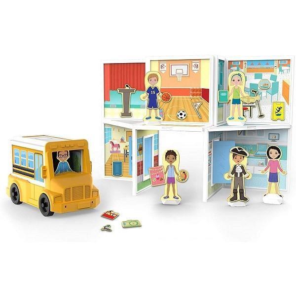 Melissa & Doug Magnetivity„¢ Magnetic Building Playset - School (Pre-Order)