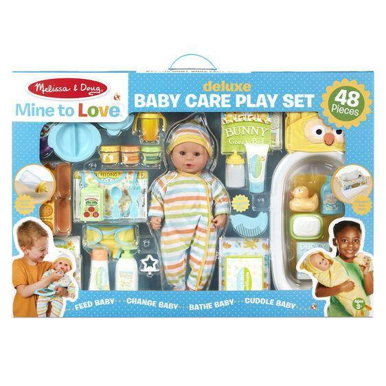 Melissa & Doug Mine To Love - Deluxe Baby Care Play Set - BIG BOX SPECIAL (Pre-Order)