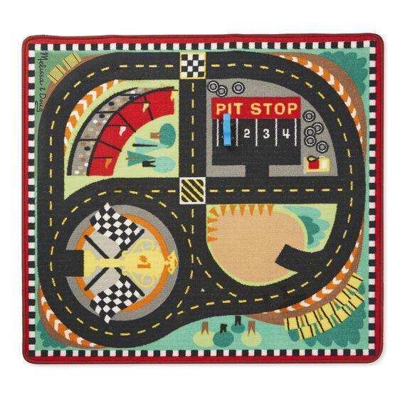 Melissa & Doug - Round the Speedway Race Track Rug (Pre-Order)