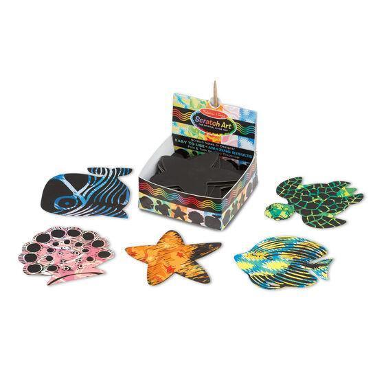 Melissa & Doug - Scratch Art Ocean Mini Notes (Pre-Order)