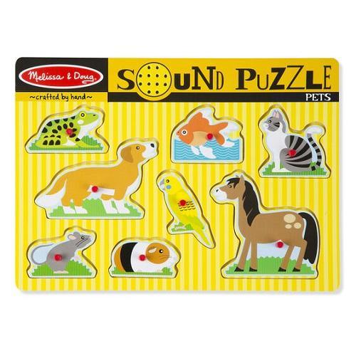 Melissa & Doug Sound Puzzle - Pets (Pre-Order)