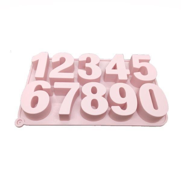 Silicone Numbers Mould
