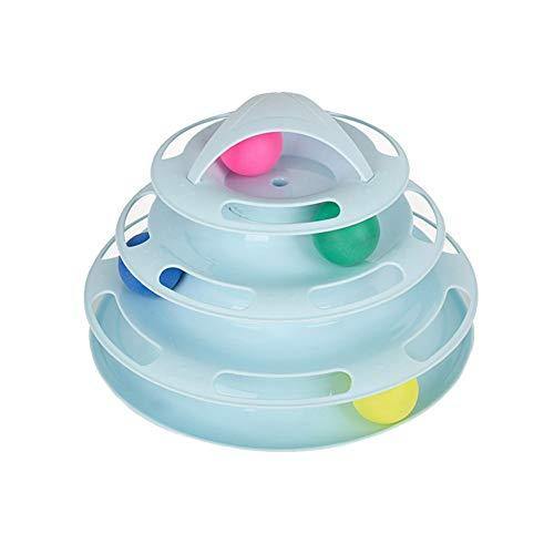 Circular Turntable Cat Toy - Assorted Colours